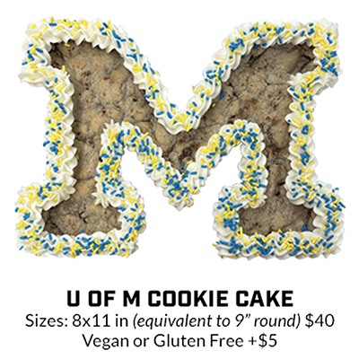 U of M Cookie Cake