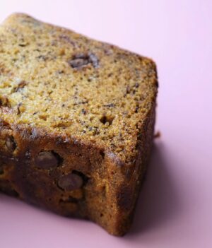 Niko's Chocolate Chip Banana Bread Slice